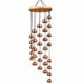 Campanillas de Viento de Cobre con Diseño Decorativo para Interiores y Exteriores