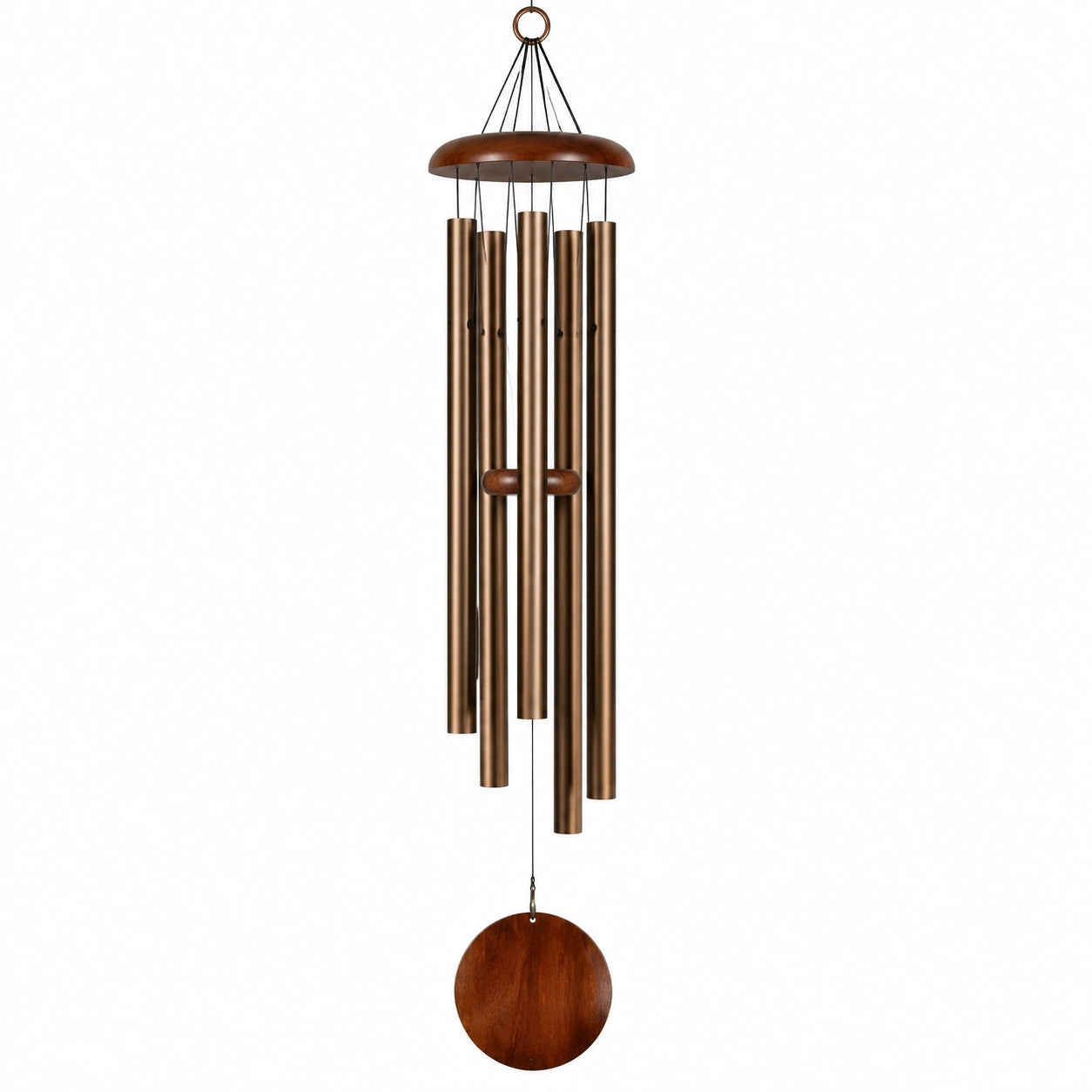 Campana de Viento de Tubos de Bronce para Exterior 100cm