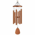 Campana de viento exterior de metal en color cobre, 70 cm