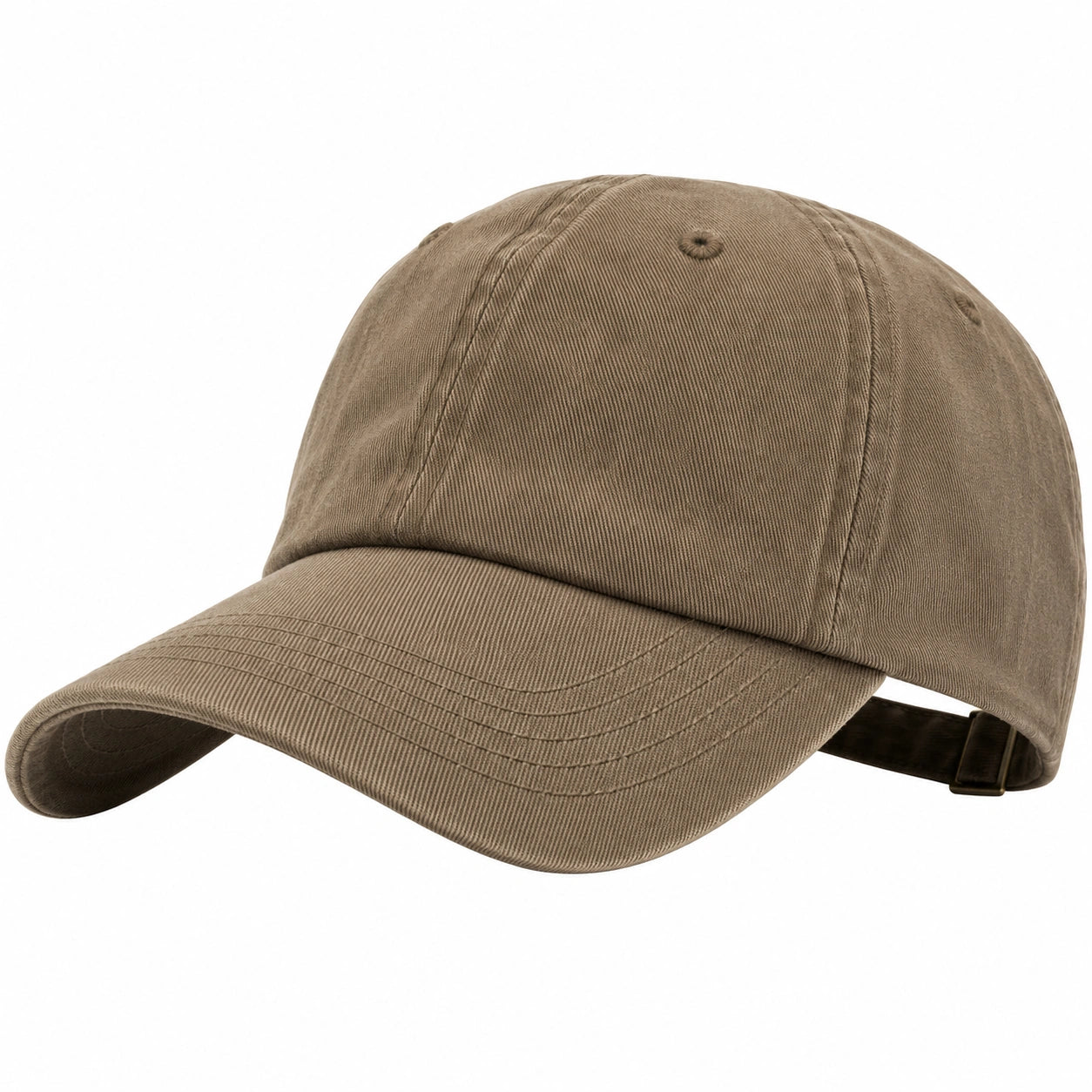Gorra de Béisbol Ajustable Unisex Caqui