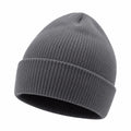Gorro de Punto Unisex Clásico Gris