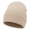 Gorro de punto clásico unisex color beige