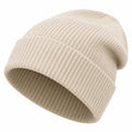 Gorro de Punto Beige Clásico para Invierno
