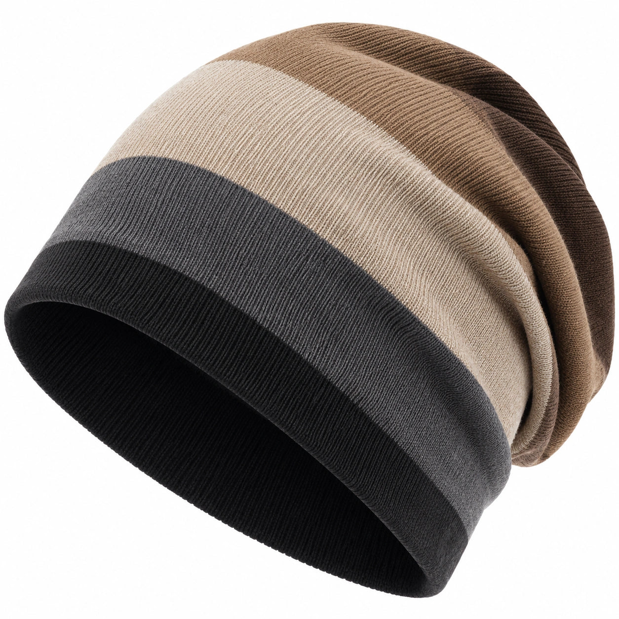 Gorro multicolor de rayas para hombre y mujer