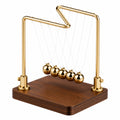 Péndulo de Newton Dorado de 5 Bolas para Escritorio